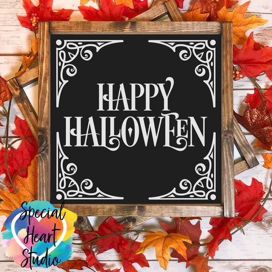 Happy Halloween SVG sign mockup