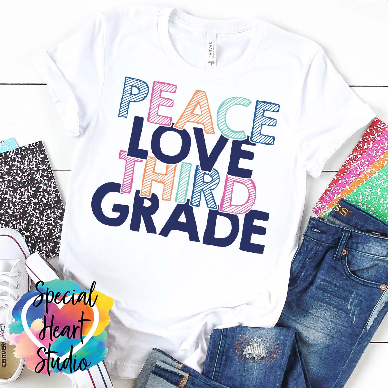 Peace Love Third Grade