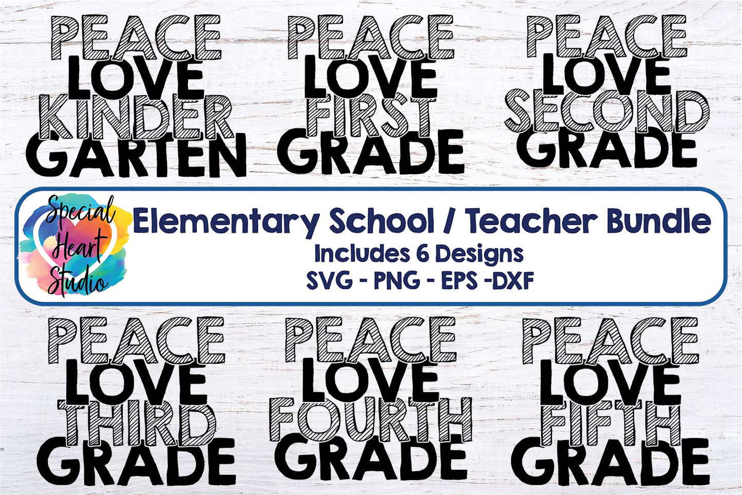 Peace Love Elementary Bundle