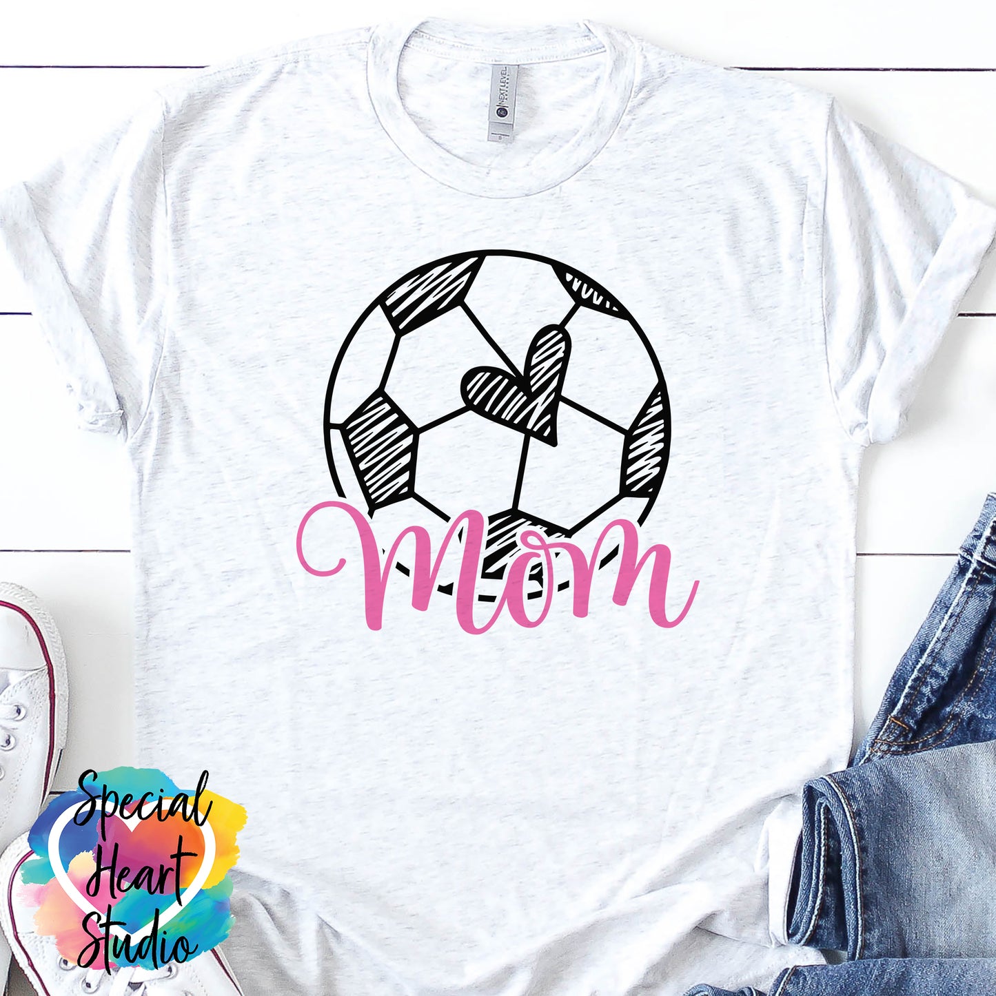 Soccer Mom Heart Ball