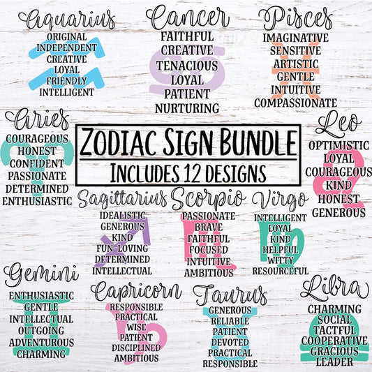 Zodiac Sign Bundle
